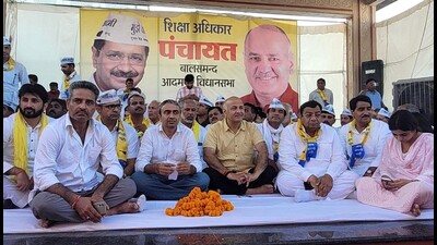 Sisodia visits Adampur, lists AAP’s achievements in education, health sector (HT Photo) Sisodia visits Adampur, lists AAP’s achievements in education, health sector (HT Photo)