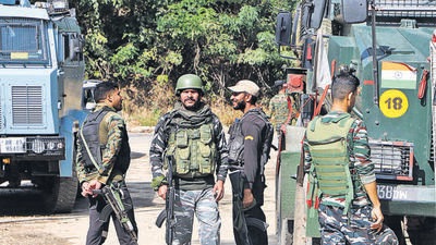 A policeman and a local Lashkar-e-Taiba (LeT) terrorist were killed in separate incidents in Jammu and Kashmir on Sunday. (ANI) A policeman and a local Lashkar-e-Taiba (LeT) terrorist were killed in separate incidents in Jammu and Kashmir on Sunday. (ANI)