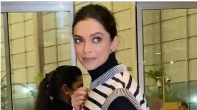 Deepika Padukone clicked at the Mumbai airport. (HT Photo/Varinder Chawla) Deepika Padukone clicked at the Mumbai airport. (HT Photo/Varinder Chawla)