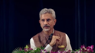 External affairs minister S Jaishankar at an interactive event in Gujarat on Saturday.&nbsp;