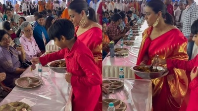 Yug is Kajol and Ajay Devgn's son. Yug is Kajol and Ajay Devgn's son.