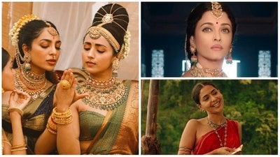 Ponniyin Selvan 1 stars Aishwarya Rai, Aishwarya Lekshmi, Trisha and Sobhita Dhuipala. Ponniyin Selvan 1 stars Aishwarya Rai, Aishwarya Lekshmi, Trisha and Sobhita Dhuipala.