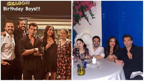 Bipasha Basu shared pics from Ayaz Khan's birthday dinner. Bipasha Basu shared pics from Ayaz Khan's birthday dinner. 