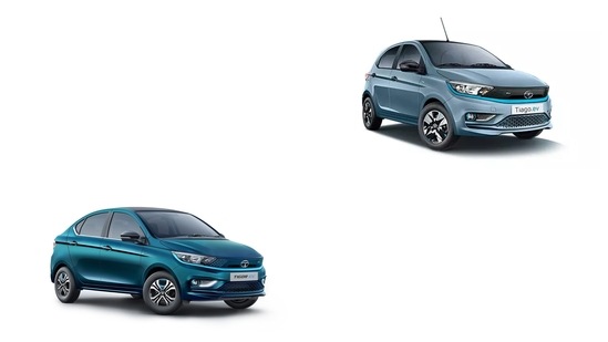 Tata Tiago and Tigor EV are based on the same platform but come equipped with different sized battery packs. Tata Tiago and Tigor EV are based on the same platform but come equipped with different sized battery packs.