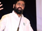 (File) Maharashtra Chief Minister Eknath Shinde speaks at the Homethon Property Expo, at BKC, in Mumbai on Sunday. (ANI Photo) (Vijay Gohil) (File) Maharashtra Chief Minister Eknath Shinde speaks at the Homethon Property Expo, at BKC, in Mumbai on Sunday. (ANI Photo) (Vijay Gohil)