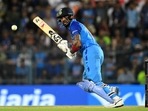 KL Rahul watches the ball after playing a shot during the second Twenty20 international cricket match between India and South Africa at the Assam Cricket Association Stadium in Guwahati.(AFP) KL Rahul watches the ball after playing a shot during the second Twenty20 international cricket match between India and South Africa at the Assam Cricket Association Stadium in Guwahati.(AFP)