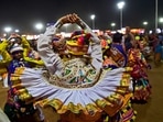 Manish Narapji Sonigra collapsed while dancing at the garba event. (Representational image)(AFP) Manish Narapji Sonigra collapsed while dancing at the garba event. (Representational image)(AFP)