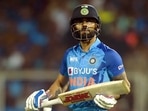 Indian batter Virat Kohli reacts after being dismissed during the 1st T20 cricket match between India and South Africa(PTI) Indian batter Virat Kohli reacts after being dismissed during the 1st T20 cricket match between India and South Africa(PTI)