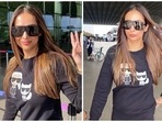 Malaika Arora clicked at the airport today by the paparazzi. Malaika Arora clicked at the airport today by the paparazzi. 