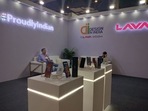 Lava smartphones exhibited in the India Mobile Congress event 2022.(Singh Rahul Sunilkumar) Lava smartphones exhibited in the India Mobile Congress event 2022.(Singh Rahul Sunilkumar)