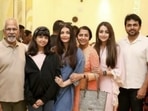 Ponniyin Selvan I team at screening of the film in Chennai. Ponniyin Selvan I team at screening of the film in Chennai.
