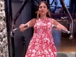 Shilpa Shetty shared a new workout video on Instagram. Shilpa Shetty shared a new workout video on Instagram.