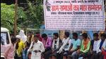 Tribal leader Suraj Tekam said about 5,000 people from different parts of the state participated in the protest rally, (Photo: Twitter/ashubh) Tribal leader Suraj Tekam said about 5,000 people from different parts of the state participated in the protest rally, (Photo: Twitter/ashubh)
