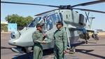 The Union Minister for Defence, Rajnath Singh taking sortie on newly inducted indigenously developed Light Combat Helicopter (LCH) to Indian Air Force, in Jodhpur on Monday (PIB) The Union Minister for Defence, Rajnath Singh taking sortie on newly inducted indigenously developed Light Combat Helicopter (LCH) to Indian Air Force, in Jodhpur on Monday (PIB)