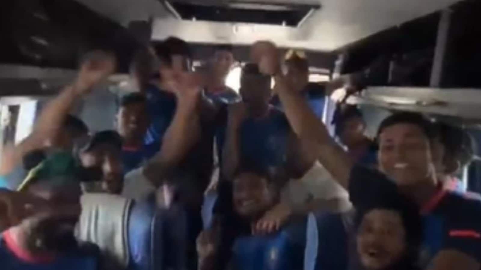 Watch: Mukesh Kumar's epic 'Binod' meme celebration with Rest of India players in team bus after IND-SA ODIs selection