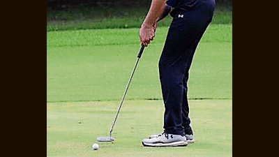 Besides Chandigarh-based golfers Ajeetesh Sandhu and Yuvraj Singh Sandhu, the Tricity will also be represented at the PGTI meet by prominent names including Chandigarh’s Abhijit Singh Chadha, Akshay Sharma, Harendra Gupta, Angad Cheema and Amrit Lal. (HT File Photo)