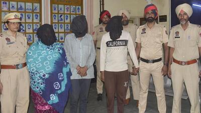 A gang of vehicle-lifters was busted with the arrest of four of its members. (Gurpreet Singh/HT)