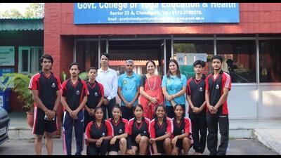 The governance of the yogasana discipline of the national games has been officially entrusted to a panel of jury of the National Yogasana Sports Federation (NYSF), as it was earlier in the Khelo India Games (HT File)
