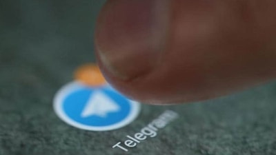 The Telegram messaging app. (Reuters File Photo)