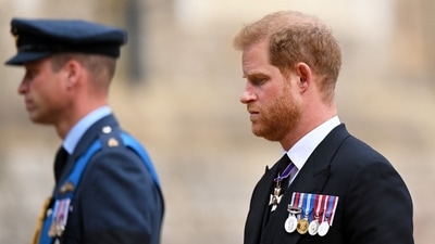Prince William and Prince Harry: Prince William, Prince of Wales and Prince Harry, Duke of Sussex in Windsor, England.&nbsp; (Reuters)