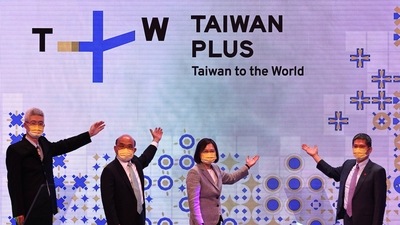 China-Taiwan Conflict: Taiwanese President Tsai Ing-wen attends the television operations launch event of TaiwanPlus. (Reuters)