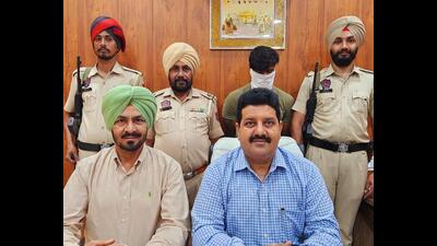 A case was registered under sections of the Narcotic Drugs and Psychotropic Substances Act (NDPS) Act. The accused is already facing trial in two cases, including drug peddling and assault. (HT Photo) A case was registered under sections of the Narcotic Drugs and Psychotropic Substances Act (NDPS) Act. The accused is already facing trial in two cases, including drug peddling and assault. (HT Photo)