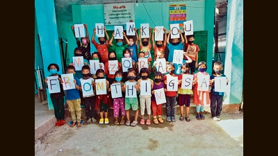 Mizoram education director Dr H Lalthlangliana told HT that thousands of Myanmarese children are enrolled in government and private schools across the state Mizoram education director Dr H Lalthlangliana told HT that thousands of Myanmarese children are enrolled in government and private schools across the state