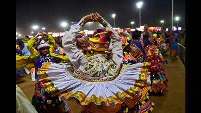 The development came after statements by the state’s culture and home minister Usha Thakur on the undesirability of Muslim men visiting Garba venues. (AFP) The development came after statements by the state’s culture and home minister Usha Thakur on the undesirability of Muslim men visiting Garba venues. (AFP)