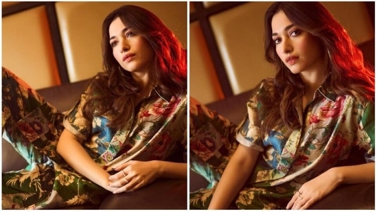 Tamannaah Bhatia has been receiving positive responses for her recently released film Babli Bouncer where she is seen playing the role of a female bouncer. The actor is still promoting her film and asking her fans to watch the movie in her own unique way.(Instagram/@tamannaahspeaks)