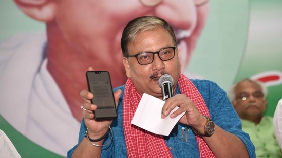 RJD MP Manoj Jha termed the rejection of his application unfortunate.(file)(PTI)