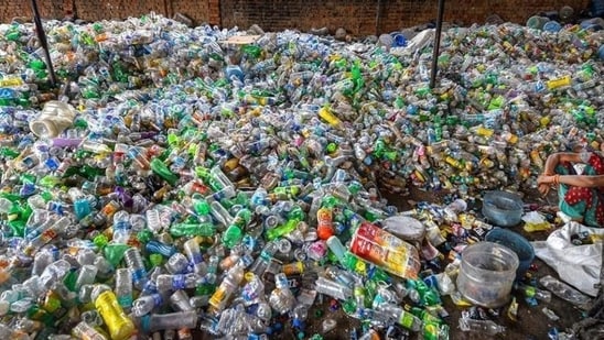 As plastic waste (literally) takes over our lives, here’s a reality check: There is a lot to do in the field of environment.(PTI file photo)