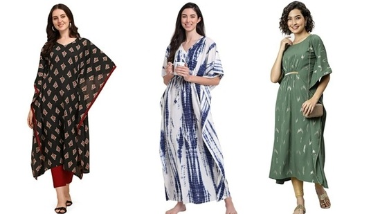Kaftan dresses, kurtis and night suits make for comfortable sartorial options.