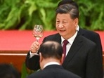 Xi Jinping: Chinese President Xi Jinping raises a glass during a reception in Beijing. Xi Jinping: Chinese President Xi Jinping raises a glass during a reception in Beijing.