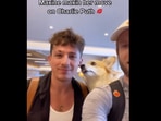 Charlie Puth was seen taking a selfie with the dog.(Instagram/@madmax_fluffyroad) Charlie Puth was seen taking a selfie with the dog.(Instagram/@madmax_fluffyroad)