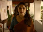 Madhuri Dixit in a still from Maja Ma, her first-ever direct-to-OTT film.