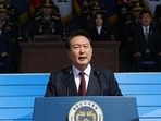 North Korea Missile Test: South Korea's President Yoon Suk-yeol delivers a speech. North Korea Missile Test: South Korea's President Yoon Suk-yeol delivers a speech.