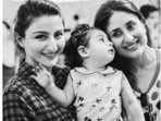 Soha Ali Khan with daughter Inaaya Naumi Kemmu and Kareena Kapoor. Soha Ali Khan with daughter Inaaya Naumi Kemmu and Kareena Kapoor.