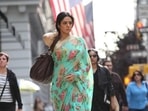 Sridevi in a still from English Vinglish. Her sarees from the film will be soon auctioned. Sridevi in a still from English Vinglish. Her sarees from the film will be soon auctioned.