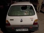 Vadodara clash: There were incidents of stone-pelting with some vehicles in the vicinity suffering damages.(ANI) Vadodara clash: There were incidents of stone-pelting with some vehicles in the vicinity suffering damages.(ANI)