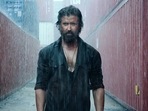 Hrithik Roshan in a still from Vikram Vedha. Hrithik Roshan in a still from Vikram Vedha.
