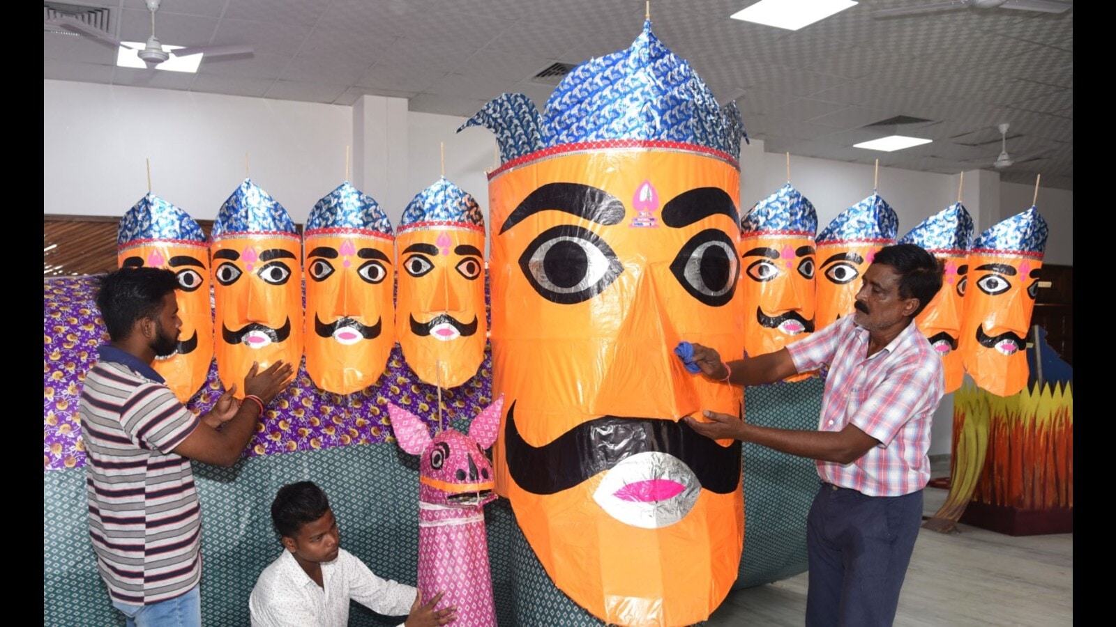 At many places in Kanpur, Ravana’s effigy is not burnt