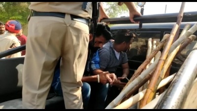 Several persons were detained for the violence (Ht photo)