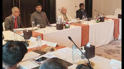 Road show in Dubai to promote Haryana as leading investment destination (Ht File) Road show in Dubai to promote Haryana as leading investment destination (Ht File)