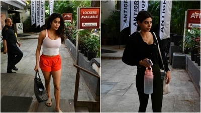 Janhvi Kapoor, Khushi Kapoor tick off workout duties in style: All pics (HT Photos/Varinder Chawla) Janhvi Kapoor, Khushi Kapoor tick off workout duties in style: All pics (HT Photos/Varinder Chawla)
