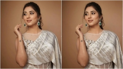 Styled by fashion stylist Pratiksha Chandak Mangal, Disha wore her tresses into a messy ponytail as she looked gorgeous as ever. (Instagram/@dishaparmar) Styled by fashion stylist Pratiksha Chandak Mangal, Disha wore her tresses into a messy ponytail as she looked gorgeous as ever. (Instagram/@dishaparmar)