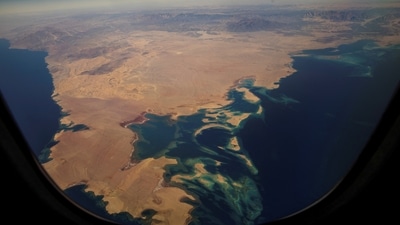 The future Site of the city Neom, a planned cross-border city (REUTERS)
