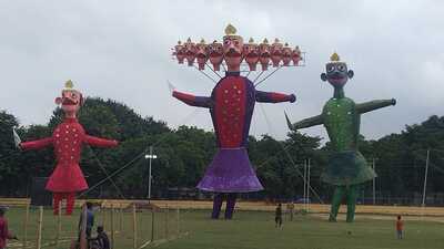 The BTech students of the Institute of Technology and Management (ITM), in Gorakhpur found a smart way to burn the effigy of Ravan with the help of a mobile phone. (FOR REPRESENTATION)