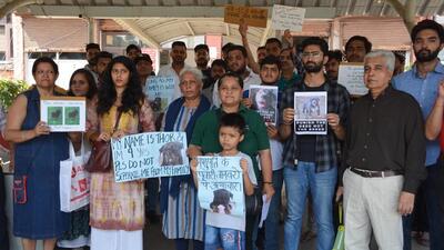 Terming the decision “unconstitutional”, the protesters said the ban will lead to several practical and legal issues. (HT File) Terming the decision “unconstitutional”, the protesters said the ban will lead to several practical and legal issues. (HT File)