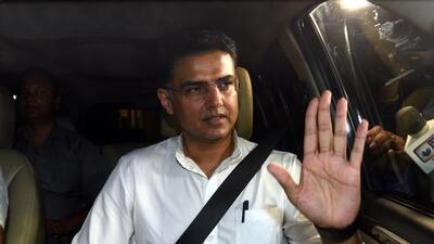 Sachin Pilot met the state’s food and civil supply minister Pratap Singh Khachariyawas, considered a loyalist of CM Ashok Gehlot. (HT Photo) Sachin Pilot met the state’s food and civil supply minister Pratap Singh Khachariyawas, considered a loyalist of CM Ashok Gehlot. (HT Photo)