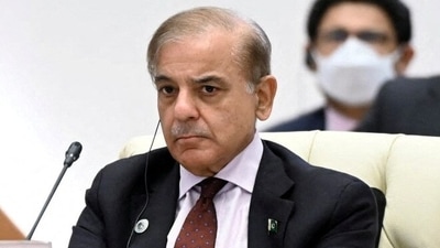 Pakistani Prime Minister Shehbaz Sharif. (via Reuters)